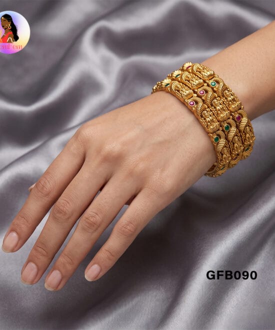 Temple Lakshmi Bangles for Women