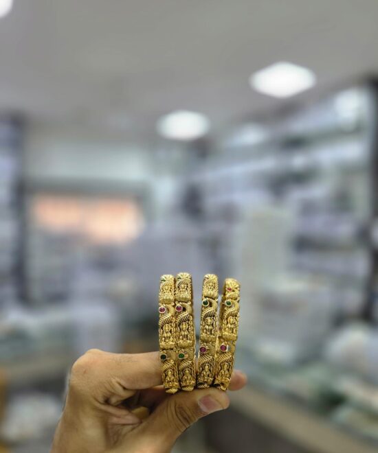 Temple Lakshmi Bangles for Women