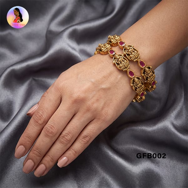 Temple Lakshmi Bangles for Women