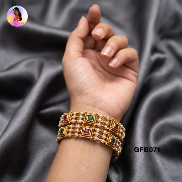 Pearl Bangles for Women with Elegant Pearl Design