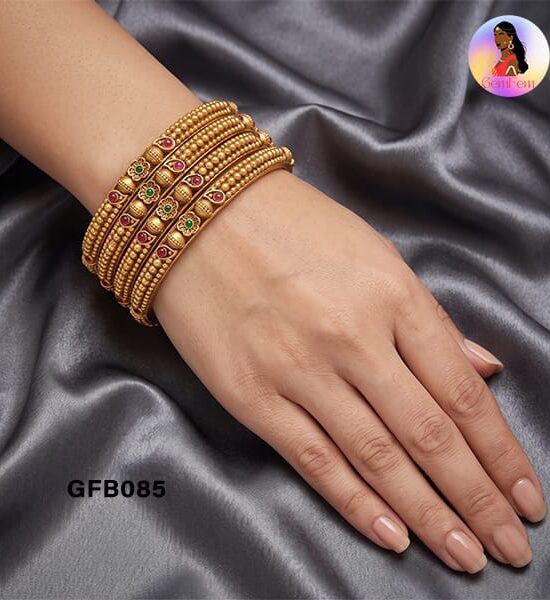 Floral Design Bangles for Women