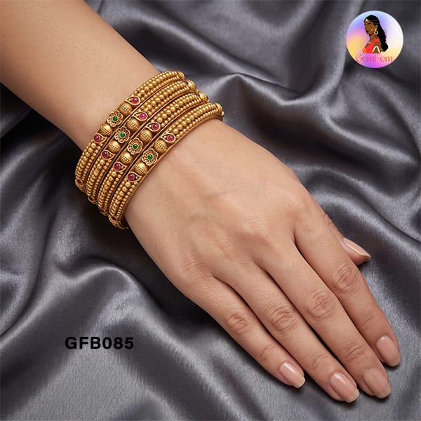 Temple Lakshmi Bangles for Women
