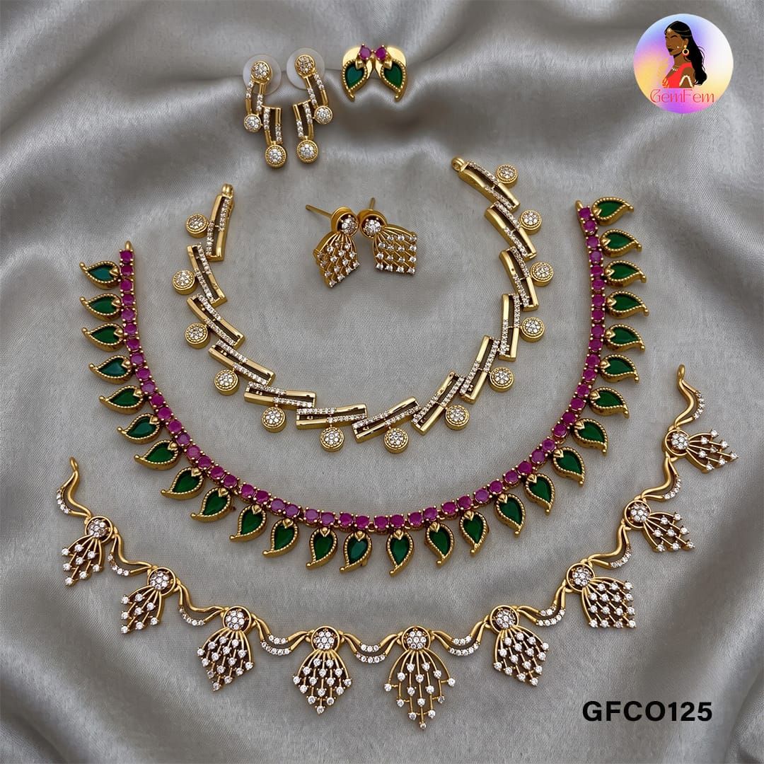 American Diamond Wedding Jewellery
